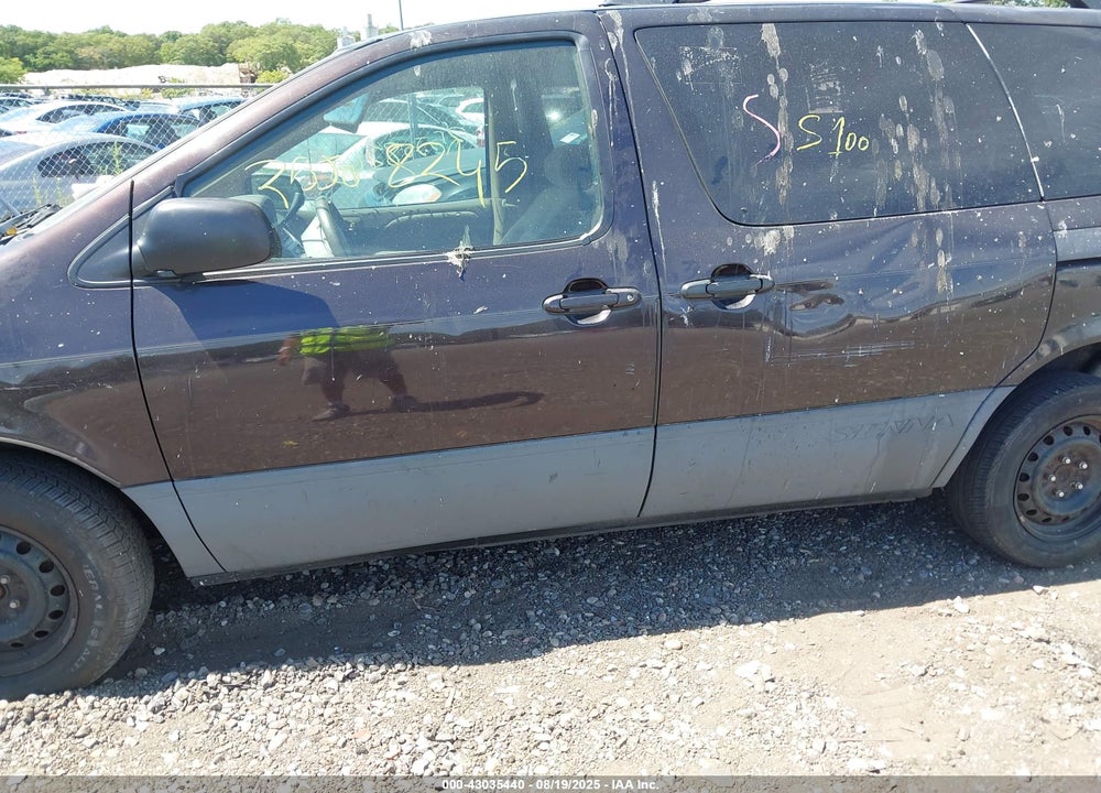 2003 TOYOTA SIENNA LE VIN: 4T3ZF13C03U527277