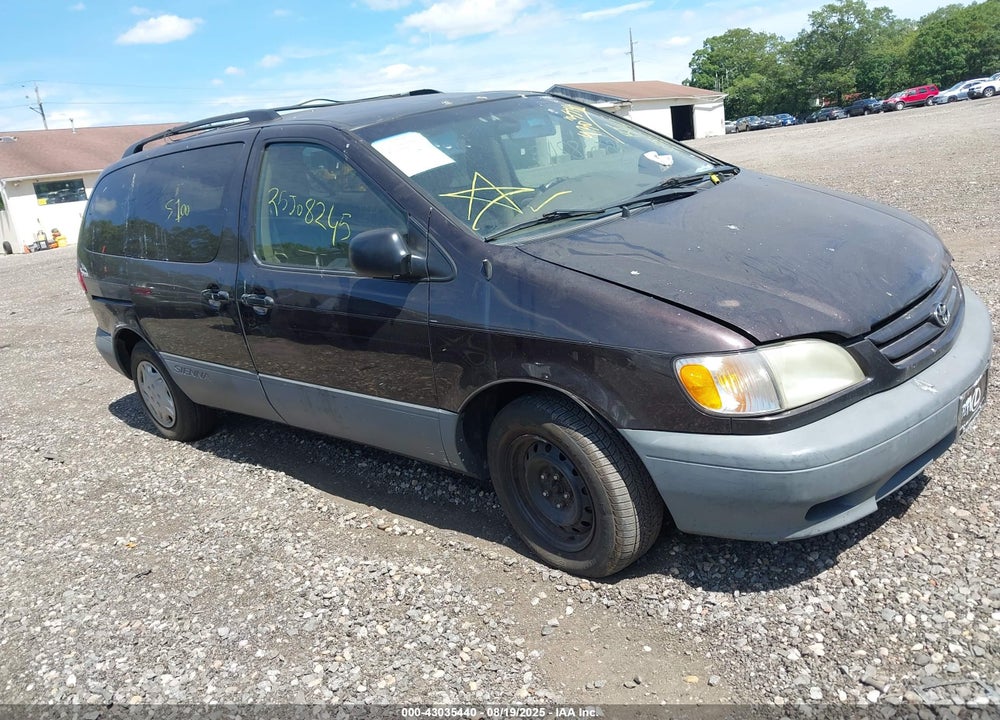 2003 TOYOTA SIENNA LE VIN: 4T3ZF13C03U527277