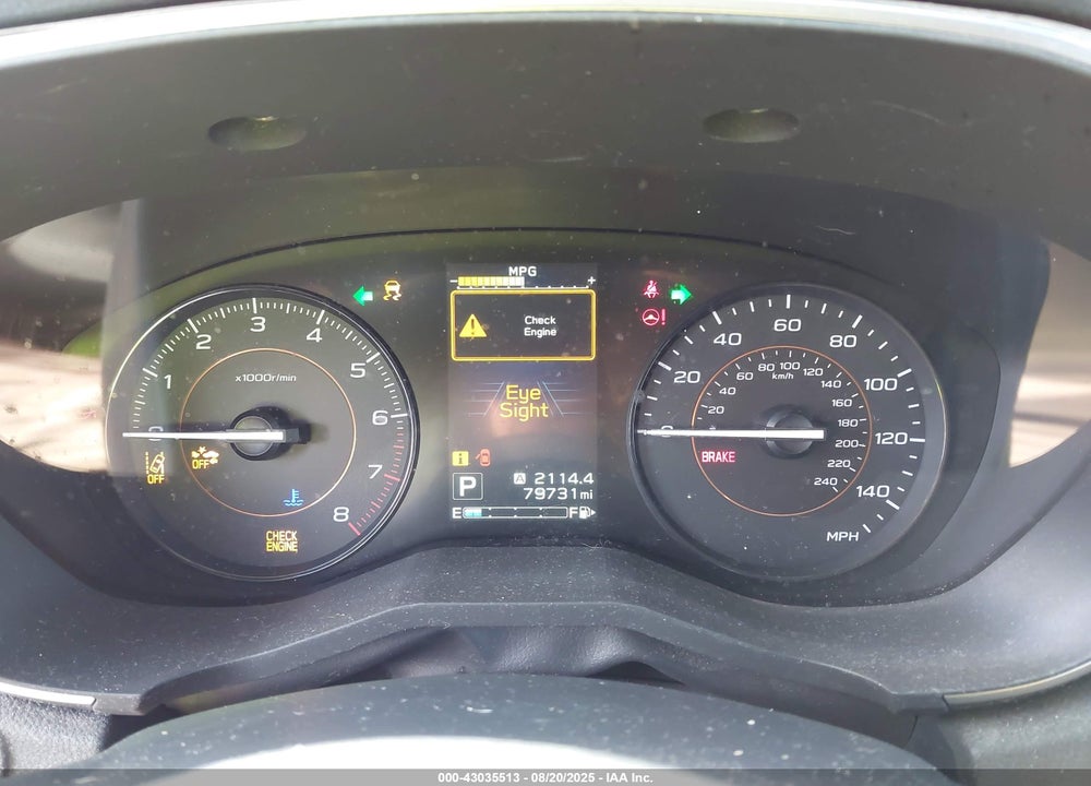 2019 SUBARU CROSSTREK 2.0I PREMIUM VIN: JF2GTAECXKH207872