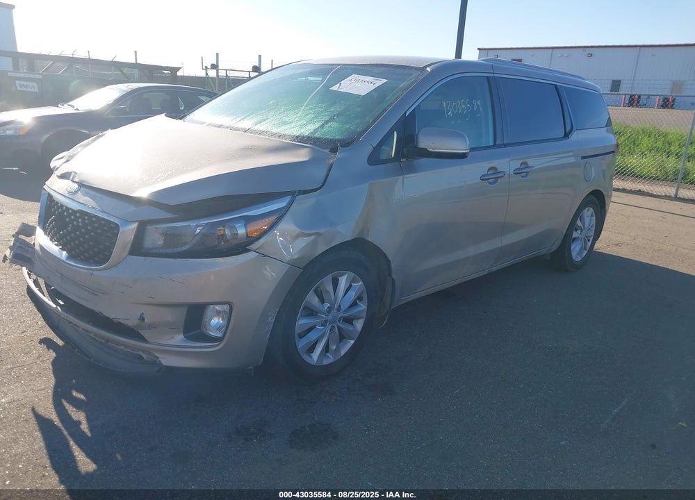 2015 KIA SEDONA VIN: KNDMC5C19F6025141
