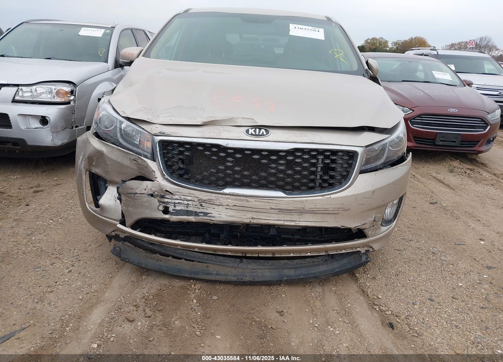 2015 KIA SEDONA VIN: KNDMC5C19F6025141
