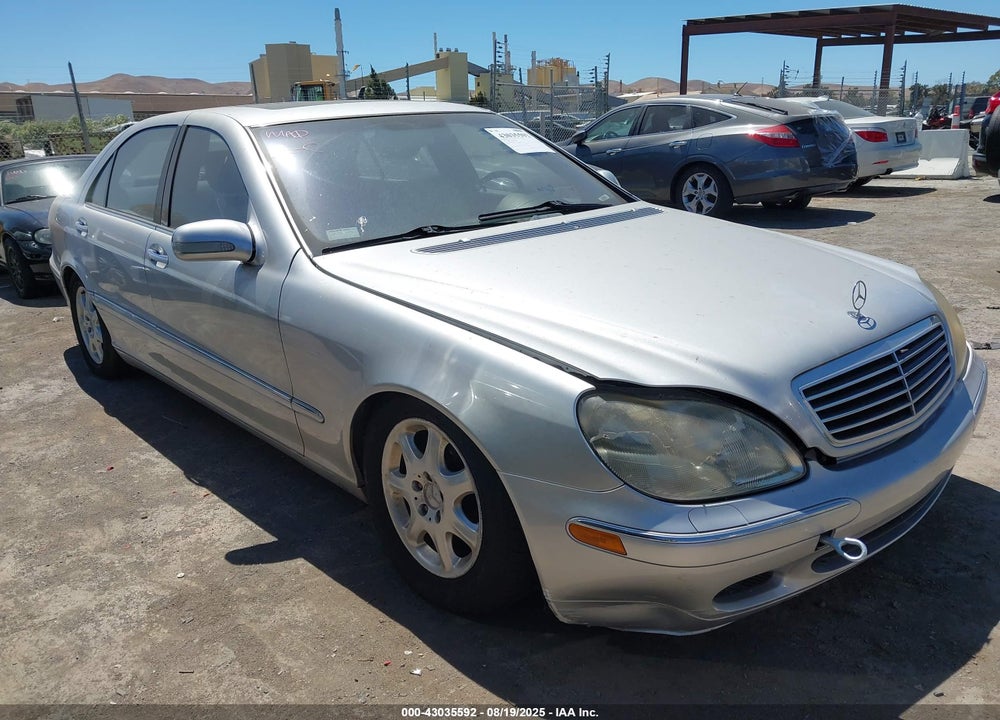 2001 MERCEDES-BENZ S 500 VIN: WDBNG75J01A212600