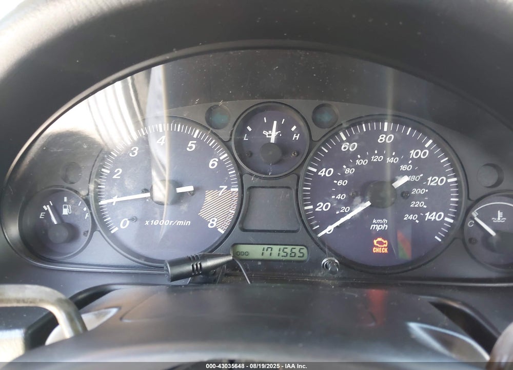 1999 MAZDA MX-5 MIATA LEATHER PKG/POPULAR EQUIPMENT PKG/SPORTS PKG/TOURING PKG VIN: JM1NB3539X0118529