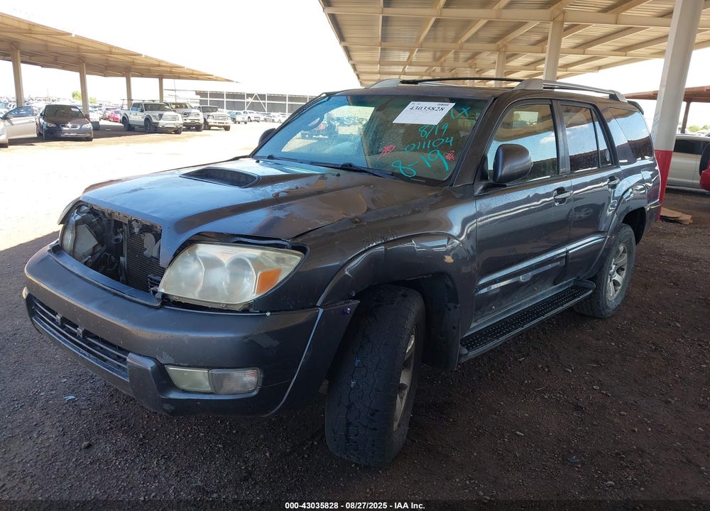 2003 TOYOTA 4RUNNER SR5 SPORT V8 VIN: JTEZT14R330011104