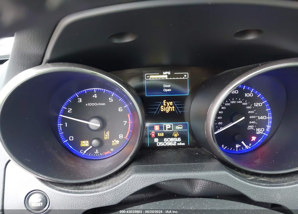 2019 SUBARU OUTBACK VIN: 4S4BSENC9K3280551
