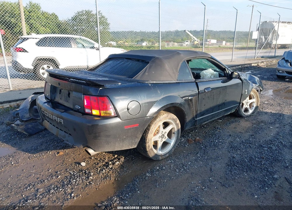 2001 FORD MUSTANG COBRA VIN: 1FAFP46V51F189183
