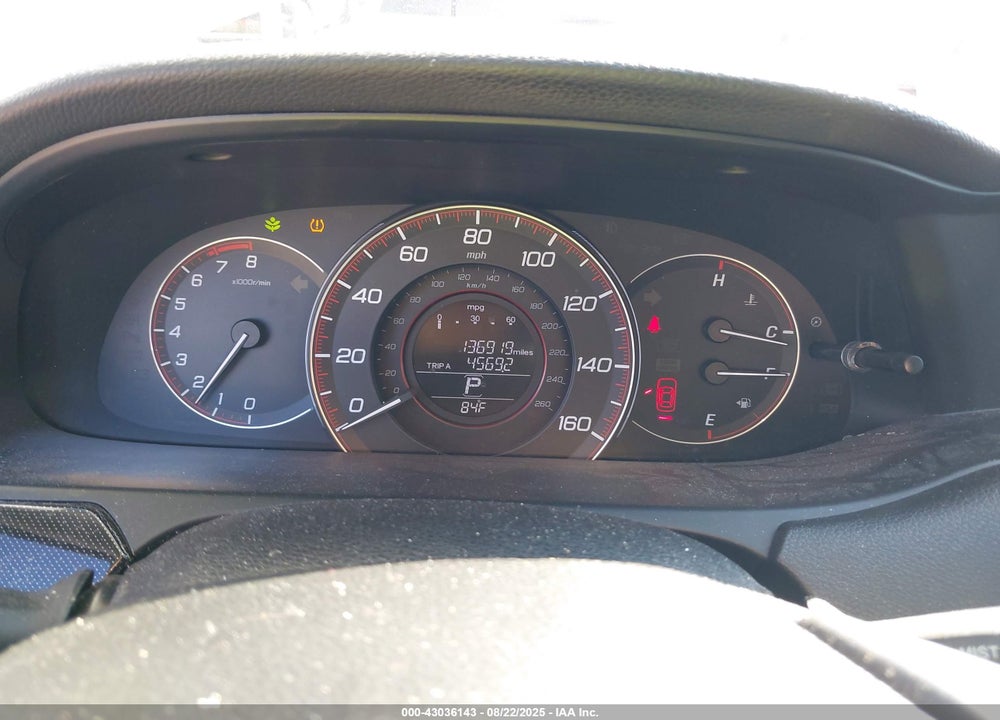 2014 HONDA ACCORD VIN: 1HGCR2F58EA026656