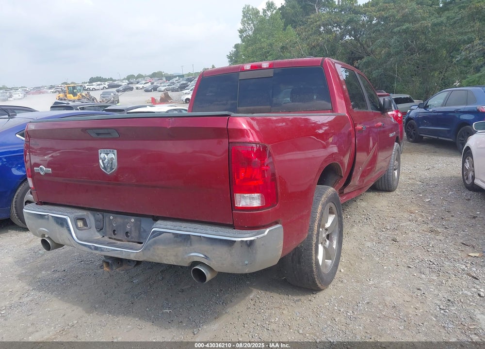 2009 DODGE RAM 1500 SLT/SPORT/TRX VIN: 1D3HB13TX9J501453
