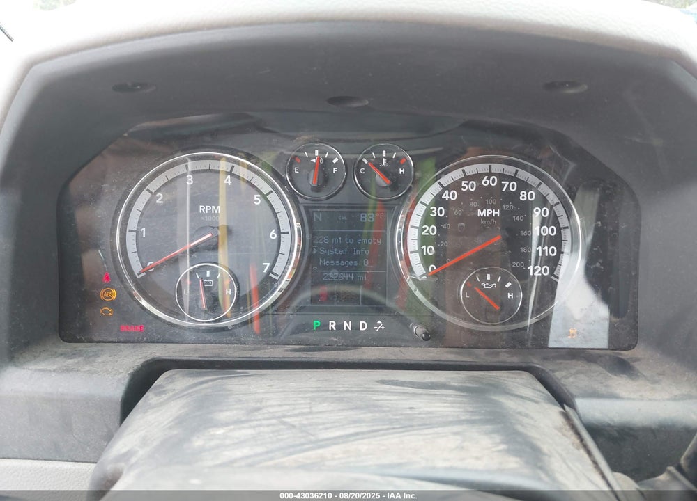 2009 DODGE RAM 1500 SLT/SPORT/TRX VIN: 1D3HB13TX9J501453