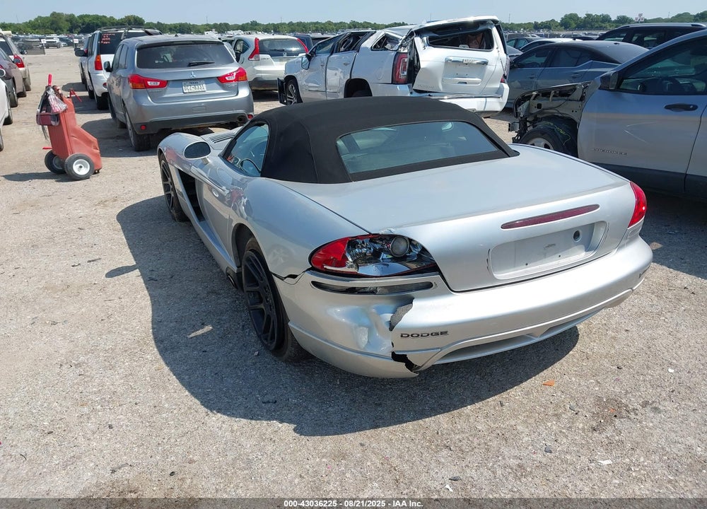 2003 DODGE VIPER SRT10 VIN: 1B3JR65Z33V501851