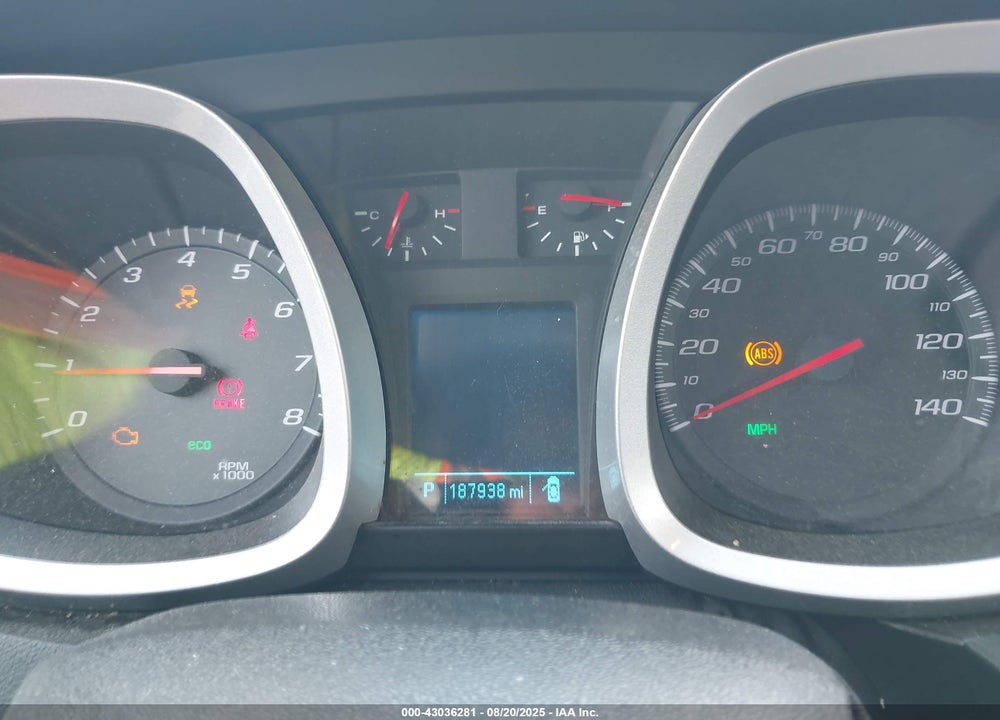 2013 CHEVROLET EQUINOX VIN: 1GNALDEK6DZ105552