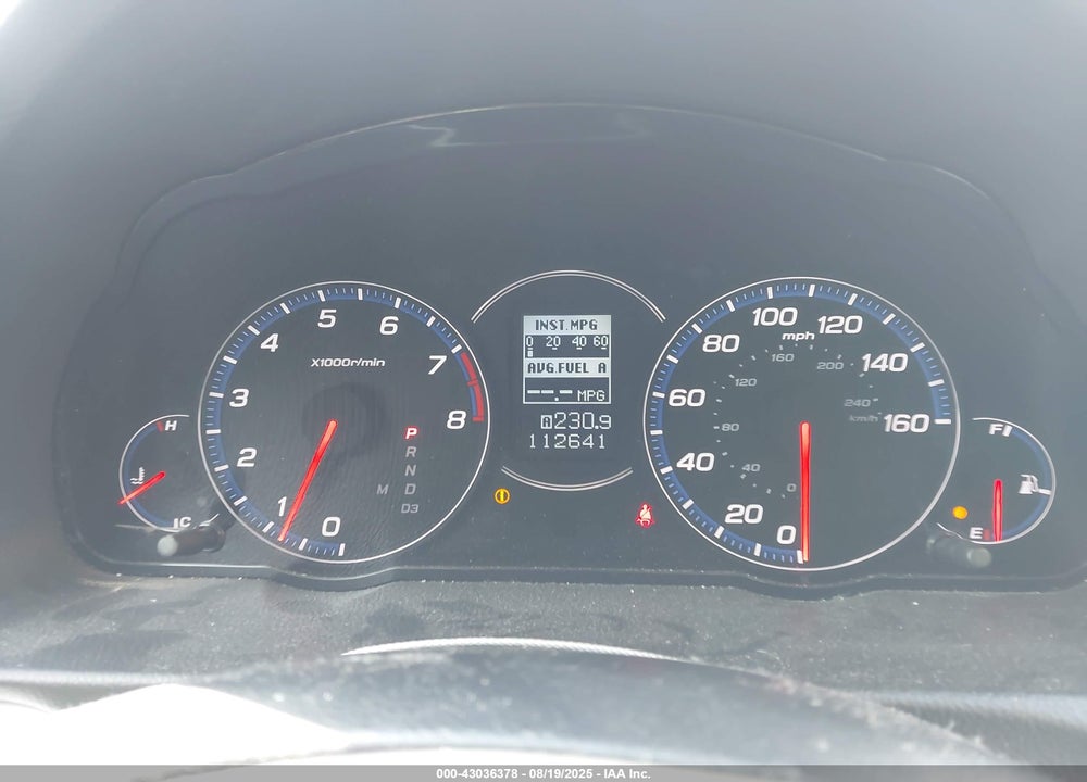 2008 ACURA TSX VIN: JH4CL96858C002812