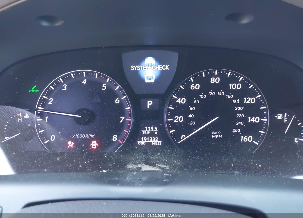 2009 LEXUS LS 460 VIN: JTHCL46F295001821