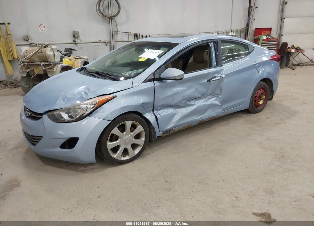 2012 HYUNDAI ELANTRA VIN: KMHDH4AE1CU323638