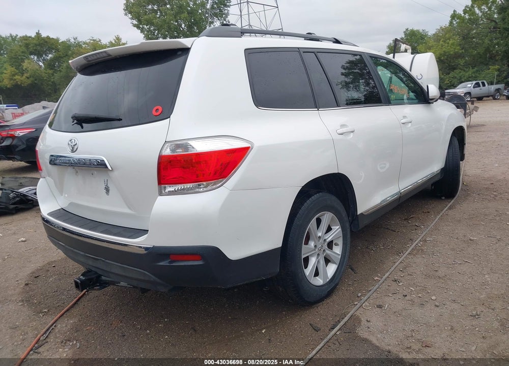2012 TOYOTA HIGHLANDER VIN: 5TDZK3EH3CS086620