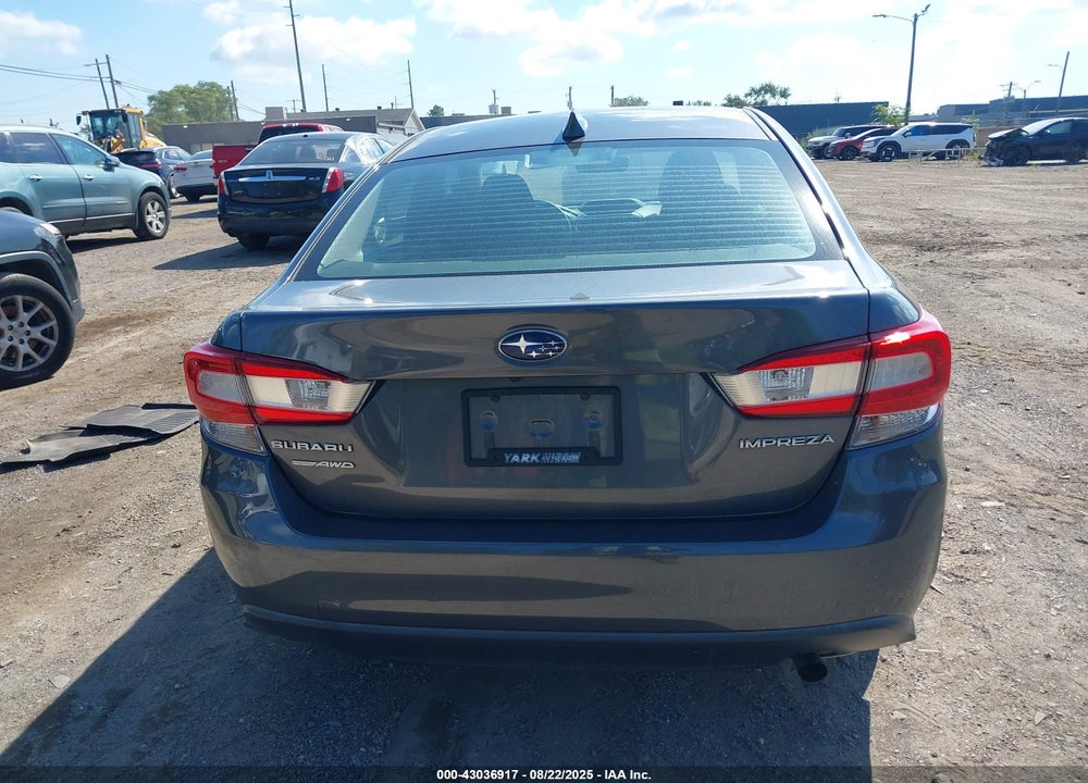 2018 SUBARU IMPREZA VIN: 4S3GKAD60J3615175