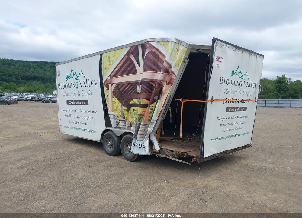 2017 AMERICAN HAULER ENCLOSED TRAILER VIN: 593200J2XH1057013