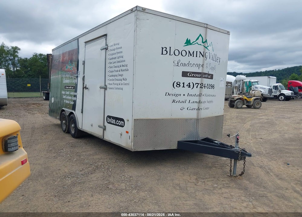 2017 AMERICAN HAULER ENCLOSED TRAILER VIN: 593200J2XH1057013