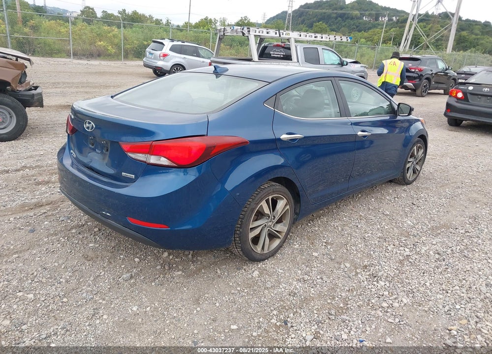 2014 HYUNDAI ELANTRA VIN: KMHDH4AE4EU160793