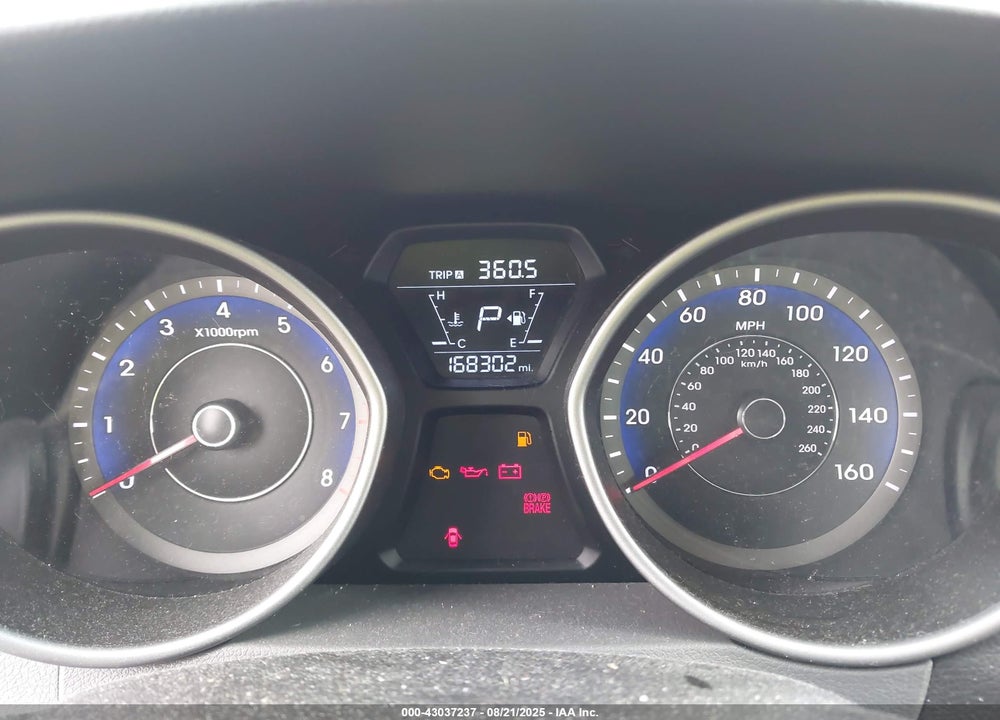 2014 HYUNDAI ELANTRA VIN: KMHDH4AE4EU160793
