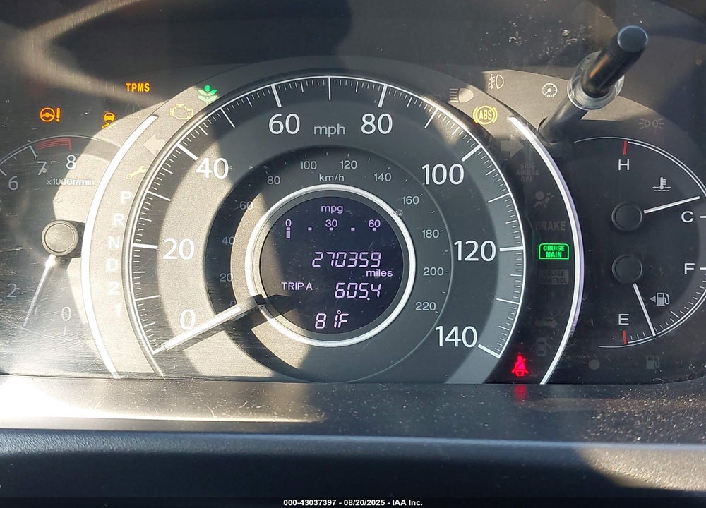 2012 HONDA CR-V VIN: 5J6RM3H75CL008283
