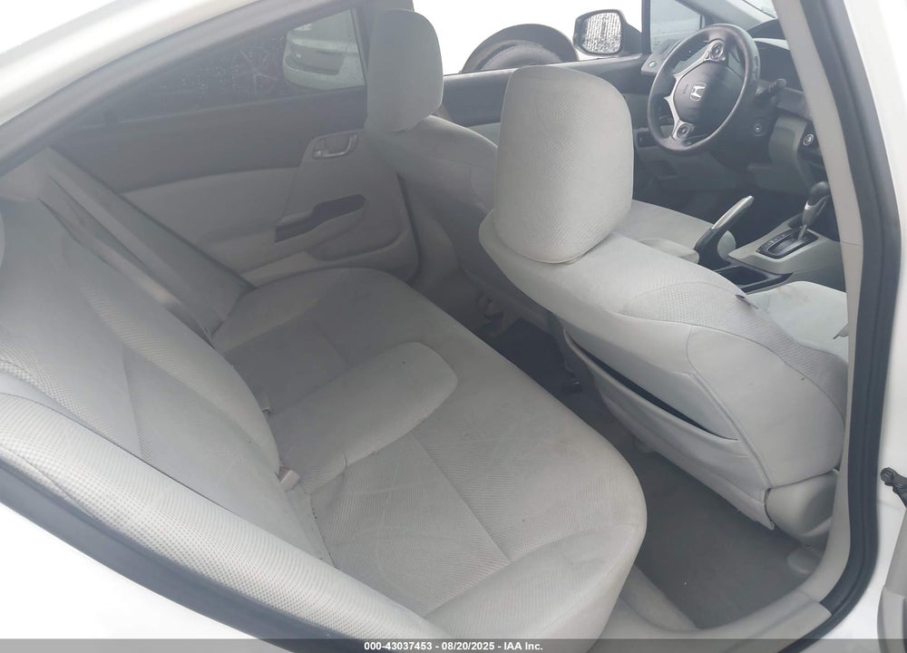 2012 HONDA CIVIC LX VIN: 2HGFB2F57CH318346