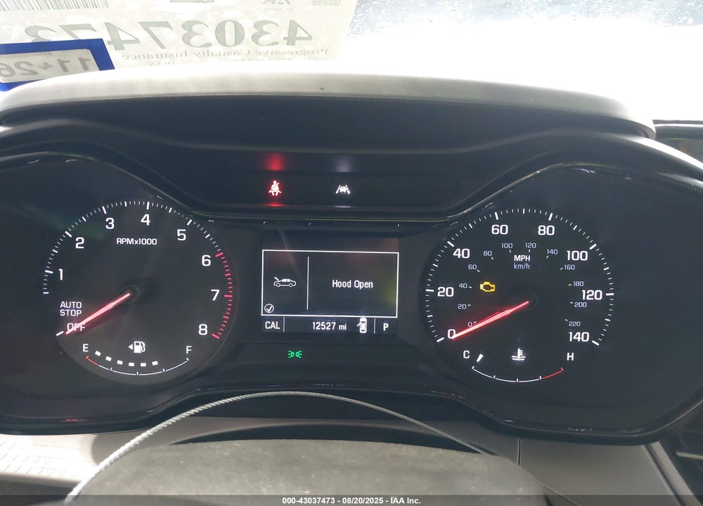 2025 CHEVROLET TRAX VIN: KL77LFEP5SC124617