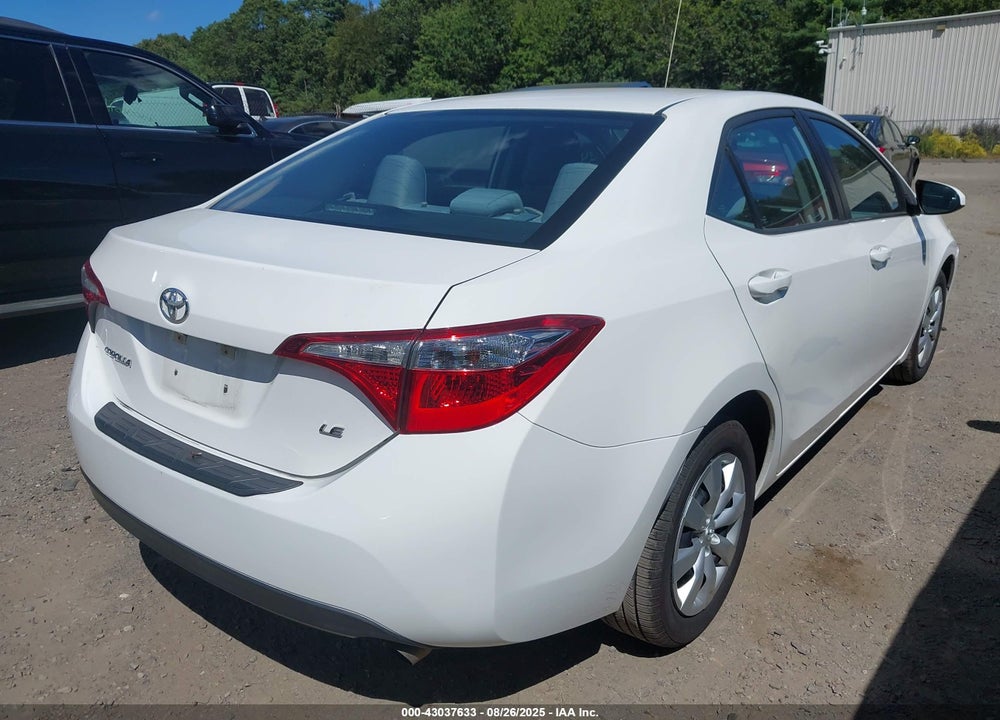 2016 TOYOTA COROLLA VIN: 5YFBURHE5GP524388