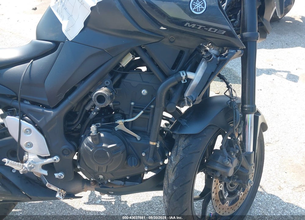 2023 YAMAHA MT-03 VIN: MH3RH20YXPK010844