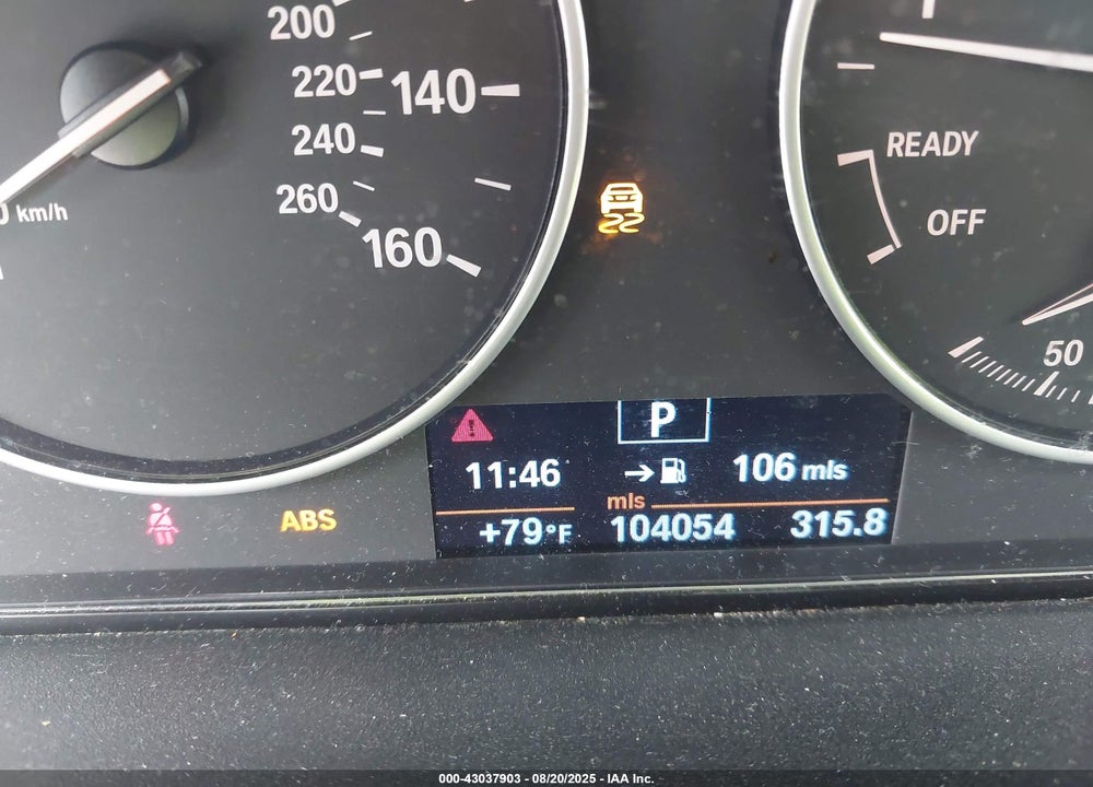 2013 BMW 3 SERIES VIN: WBA3B5G53DNS04142