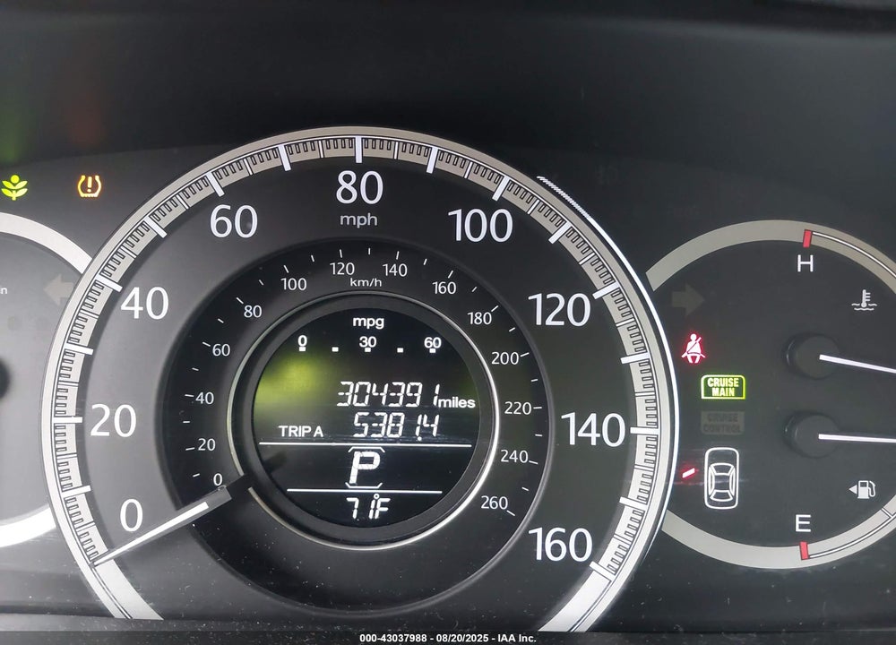 2013 HONDA ACCORD VIN: 1HGCR2F8XDA236491