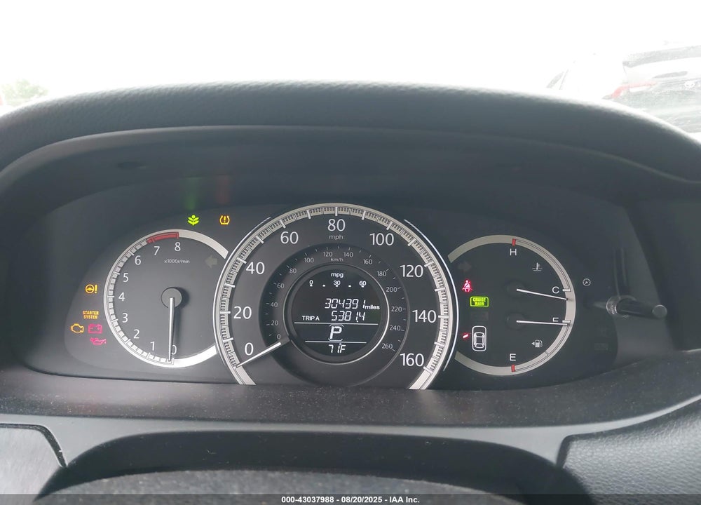2013 HONDA ACCORD VIN: 1HGCR2F8XDA236491