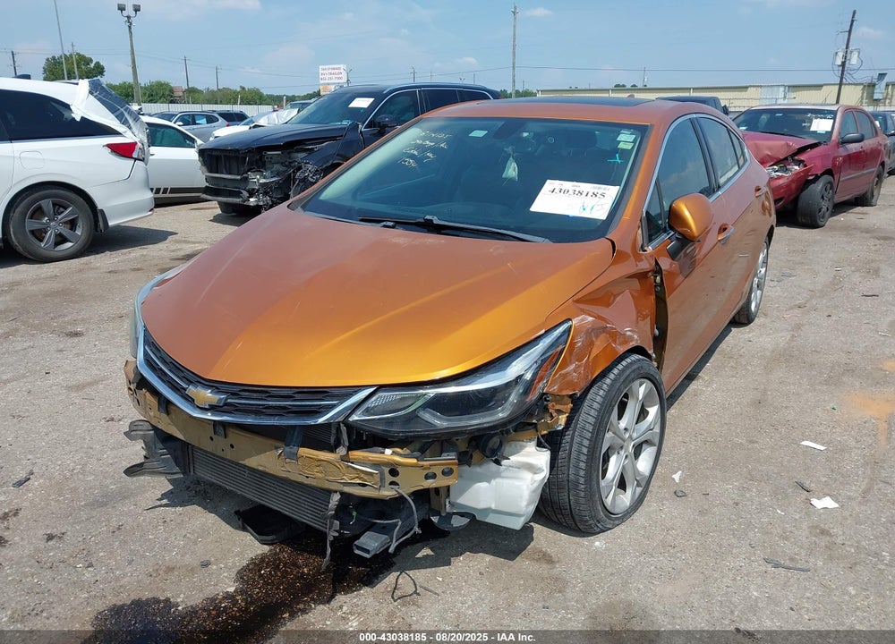 2017 CHEVROLET CRUZE VIN: 3G1BF6SM9HS581554