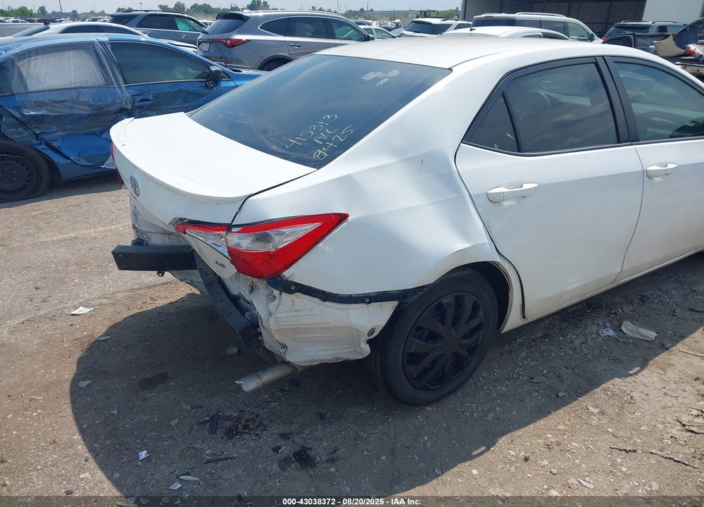 2016 TOYOTA COROLLA VIN: 5YFBURHE6GP411727