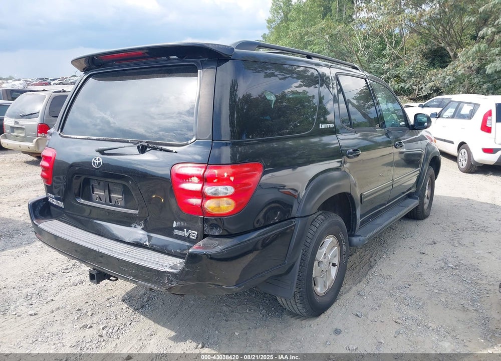 2002 TOYOTA SEQUOIA LIMITED V8 VIN: 5TDZT38A42S079962