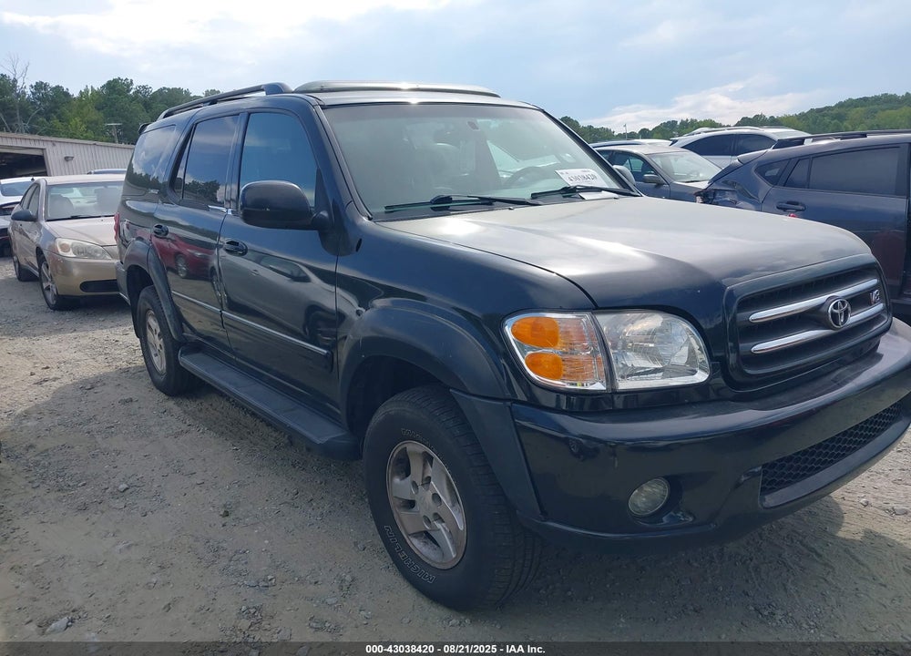 2002 TOYOTA SEQUOIA LIMITED V8 VIN: 5TDZT38A42S079962