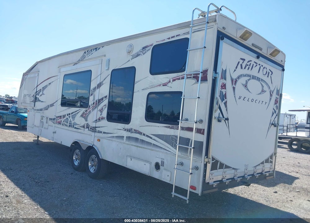 2009 KEYSTONE RAPTOR RP300MP VIN: 4YDF300299R800756