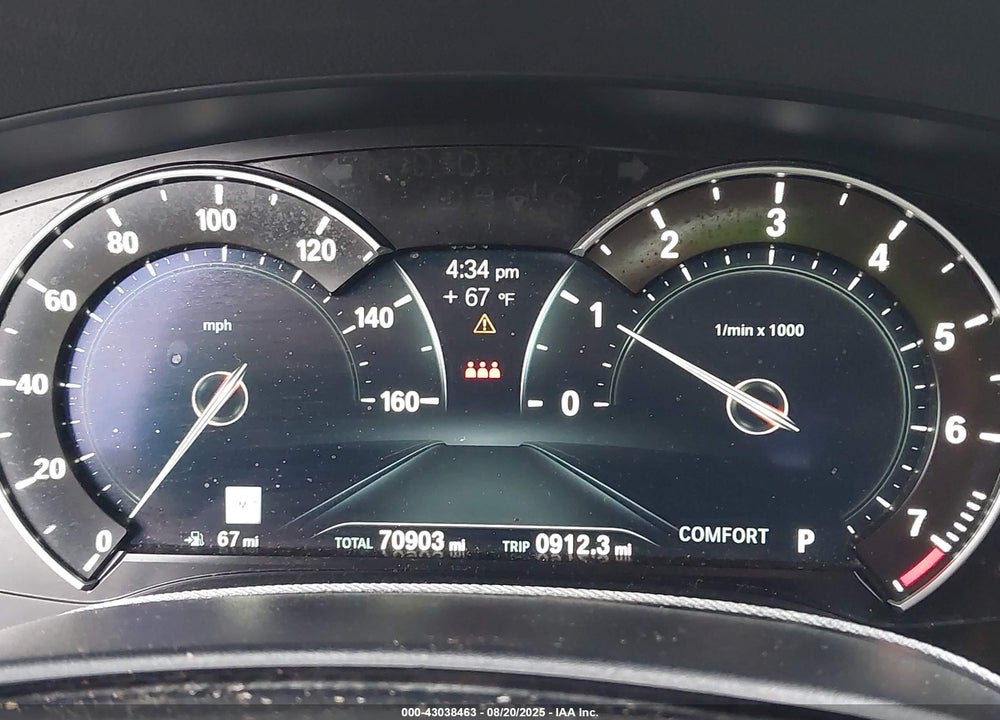 2019 BMW 5 SERIES VIN: WBAJA7C5XKG911882