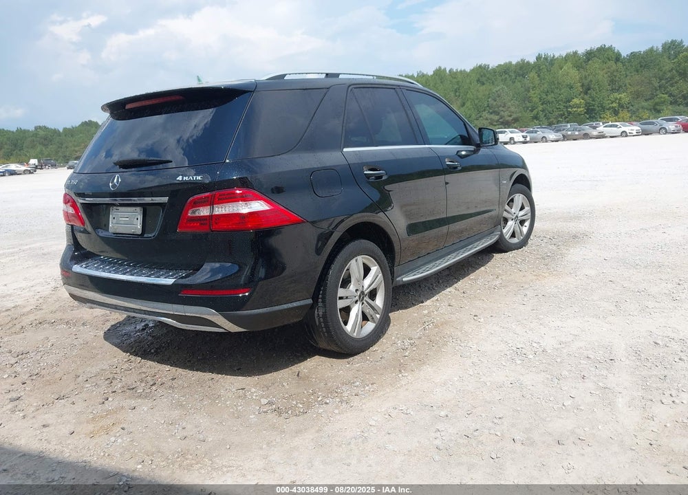 2012 MERCEDES-BENZ ML 350 4MATIC VIN: 4JGDA5HB1CA033181