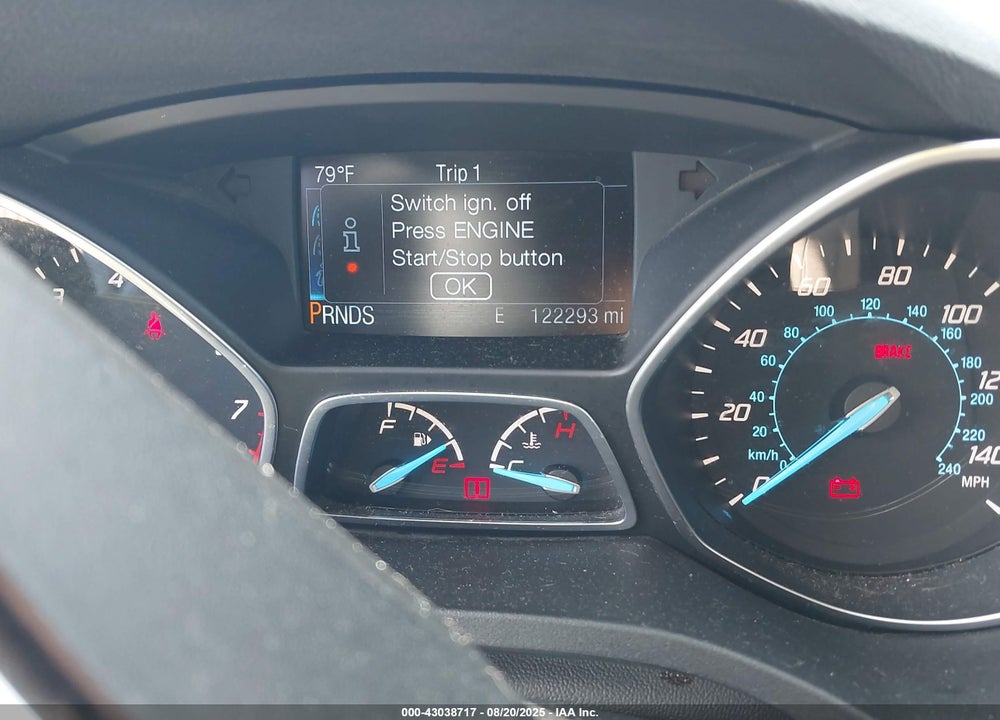 2014 FORD ESCAPE VIN: 1FMCU9JX6EUE08354
