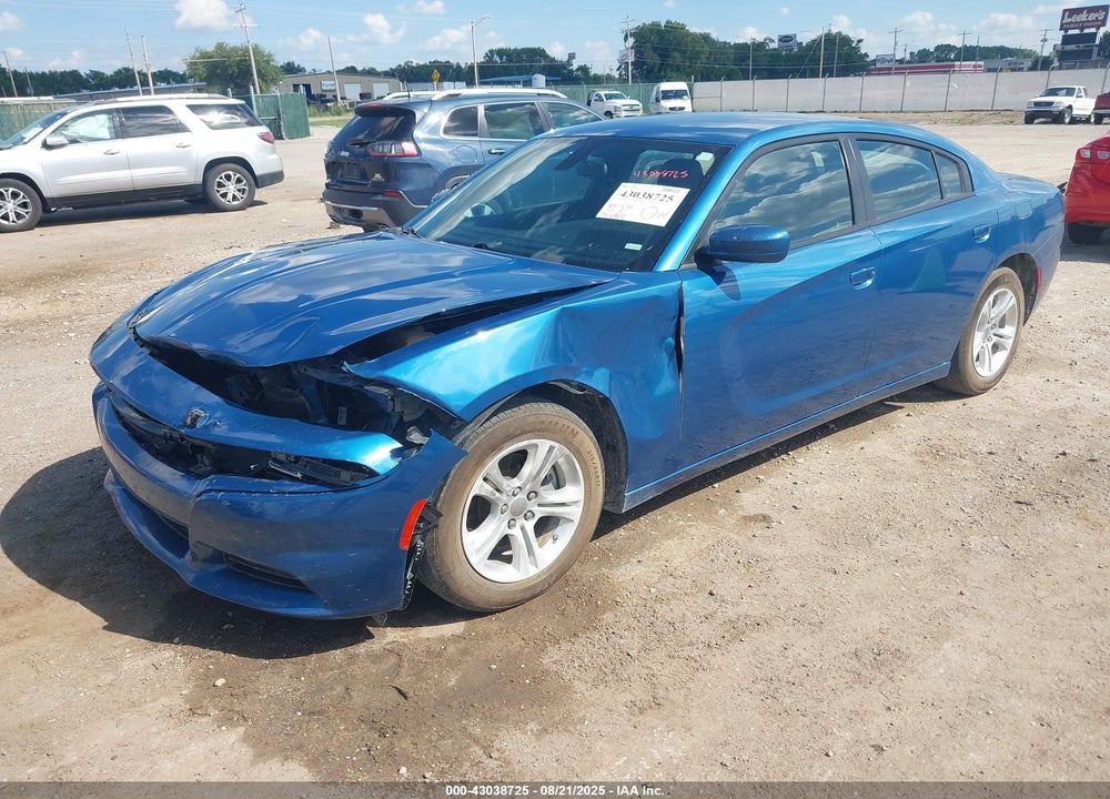 2022 DODGE CHARGER SXT RWD VIN: 2C3CDXBG2NH264042