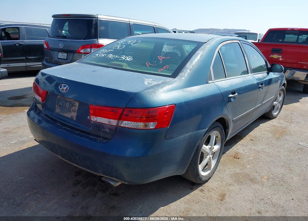 2006 HYUNDAI SONATA GLS V6/LX V6 VIN: 5NPEU46F36H020784