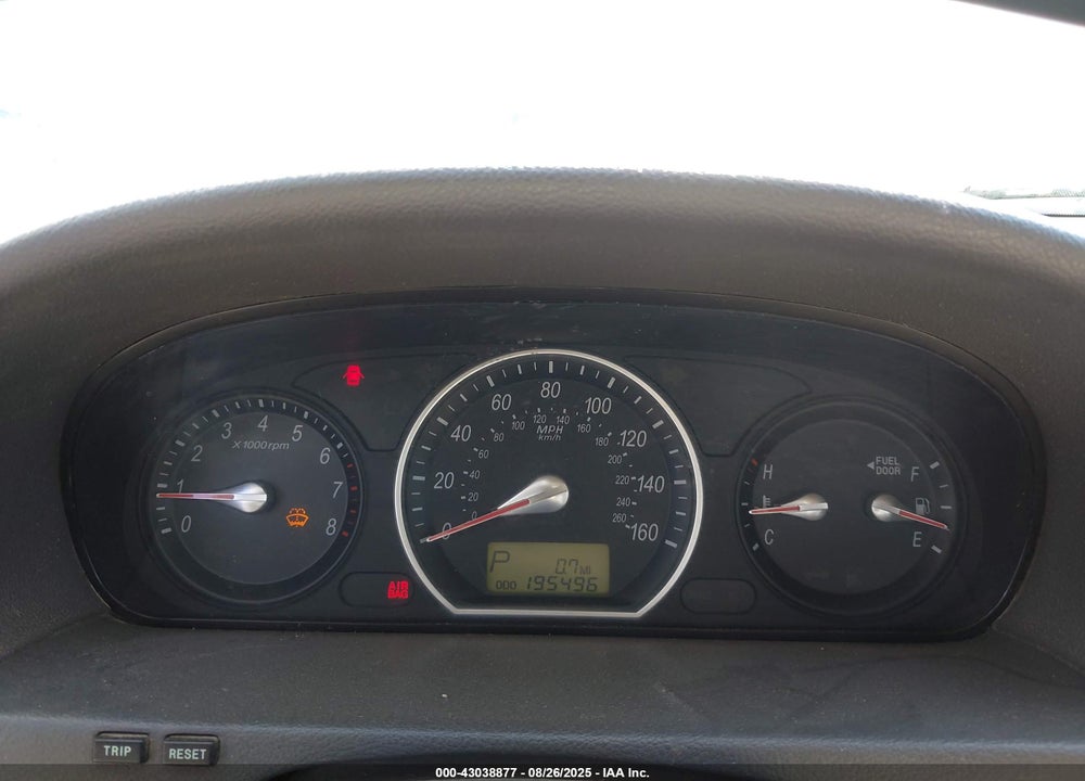 2006 HYUNDAI SONATA GLS V6/LX V6 VIN: 5NPEU46F36H020784