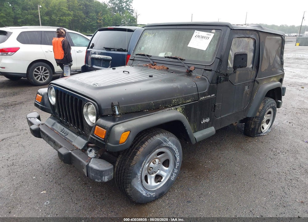 2002 JEEP WRANGLER X VIN: 1J4FA39S22P758455