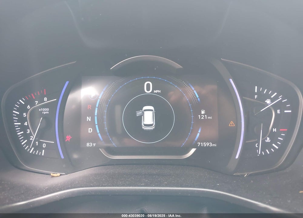 2019 HYUNDAI SANTA FE VIN: 5NMS5CAD9KH029867