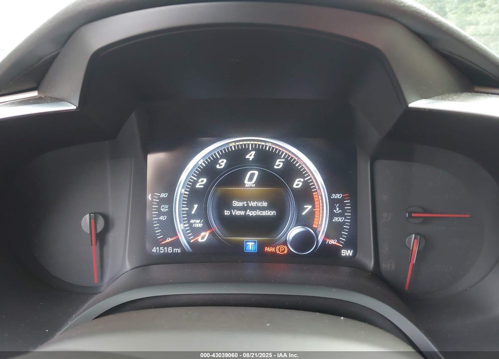 2019 CHEVROLET CORVETTE VIN: 1G1YG2D74K5101039