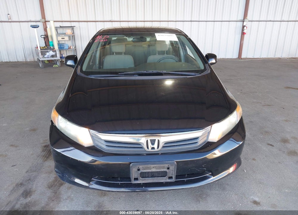2012 HONDA CIVIC VIN: 19XFB2F57CE391453