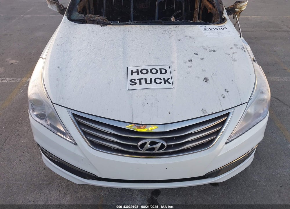 2016 HYUNDAI AZERA VIN: KMHFG4JG9GA510033