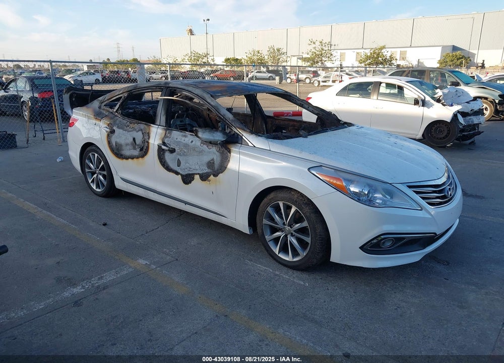 2016 HYUNDAI AZERA VIN: KMHFG4JG9GA510033