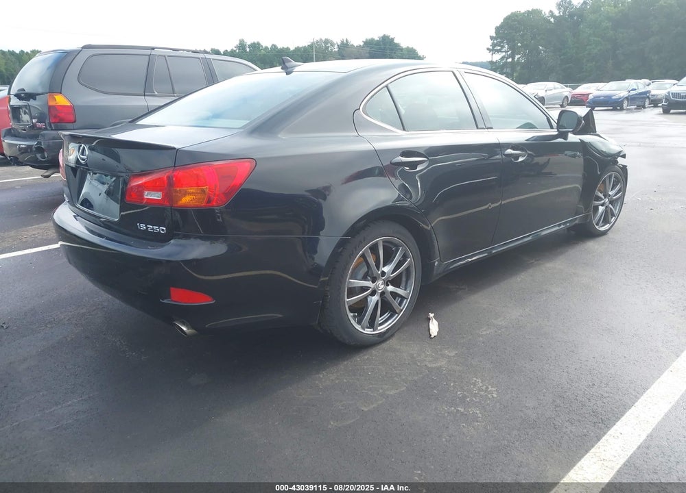 2008 LEXUS IS 250 VIN: JTHBK262X85053860
